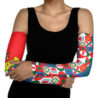 Portugal Football Arm Sleeves Patchwork National Flag Design - Wonder Print Shop