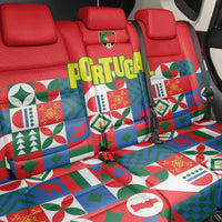 Portugal Football Back Car Seat Cover Patchwork National Flag Design - Wonder Print Shop