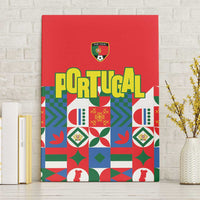 Portugal Football Canvas Wall Art Patchwork National Flag Design - Wonder Print Shop