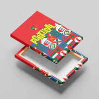 Portugal Football Canvas Wall Art Patchwork National Flag Design - Wonder Print Shop
