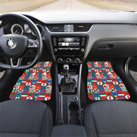 Portugal Football Car Mats Patchwork National Flag Design - Wonder Print Shop