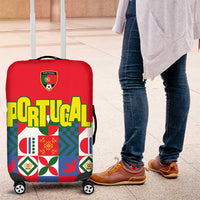 Portugal Football Luggage Cover Patchwork National Flag Design - Wonder Print Shop