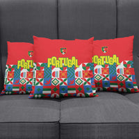 Portugal Football Pillow Cover Patchwork National Flag Design - Wonder Print Shop