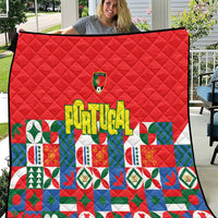Portugal Football Quilt Patchwork National Flag Design - Wonder Print Shop