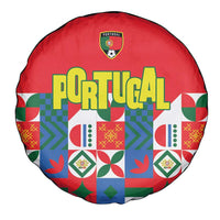 Portugal Football Spare Tire Cover Patchwork National Flag Design - Wonder Print Shop