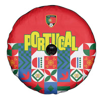 Portugal Football Spare Tire Cover Patchwork National Flag Design - Wonder Print Shop