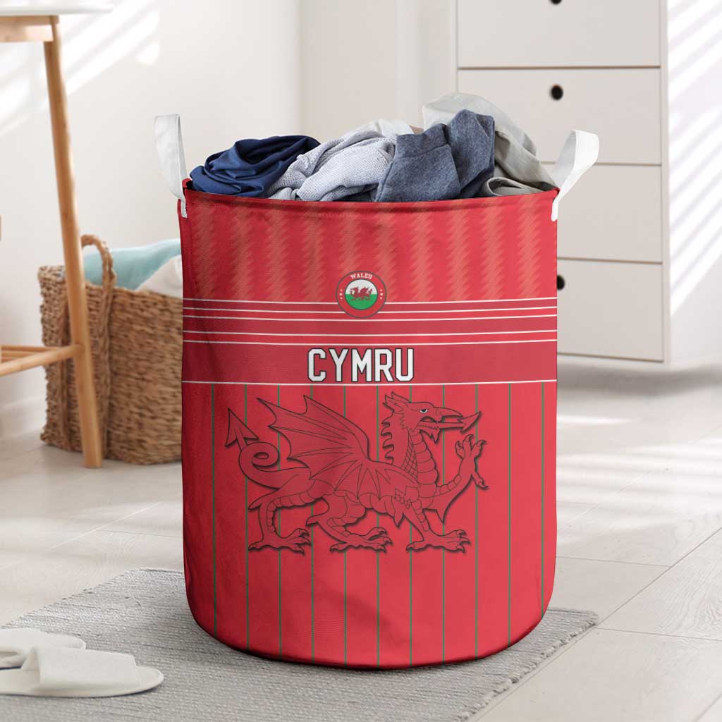 World Football 2026 Wales Laundry Basket Cymru Together Stronger - Wonder Print Shop
