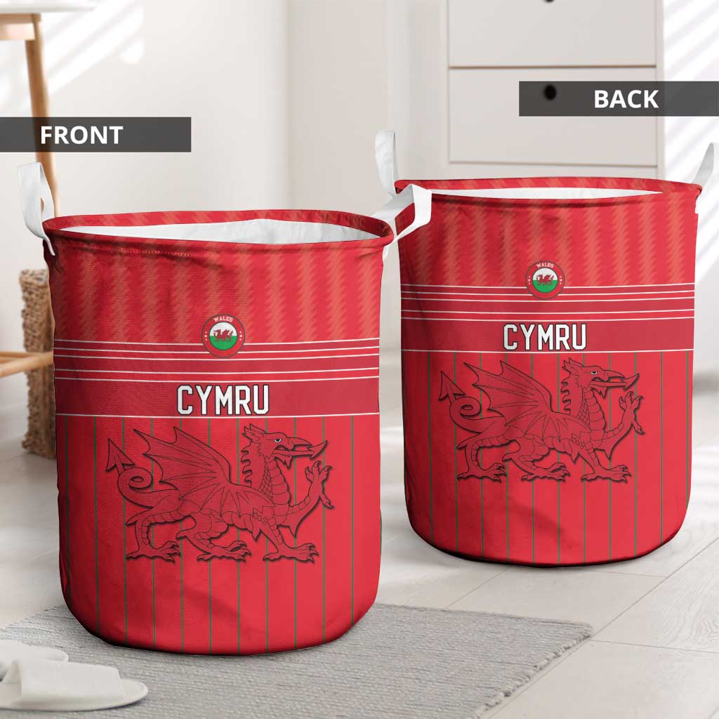 World Football 2026 Wales Laundry Basket Cymru Together Stronger - Wonder Print Shop