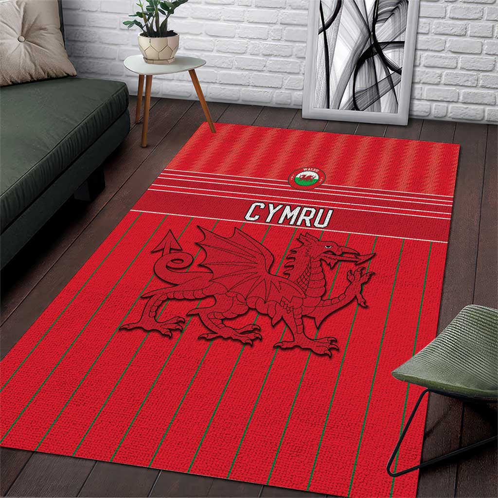 World Football 2026 Wales Area Rug Cymru Together Stronger - Wonder Print Shop