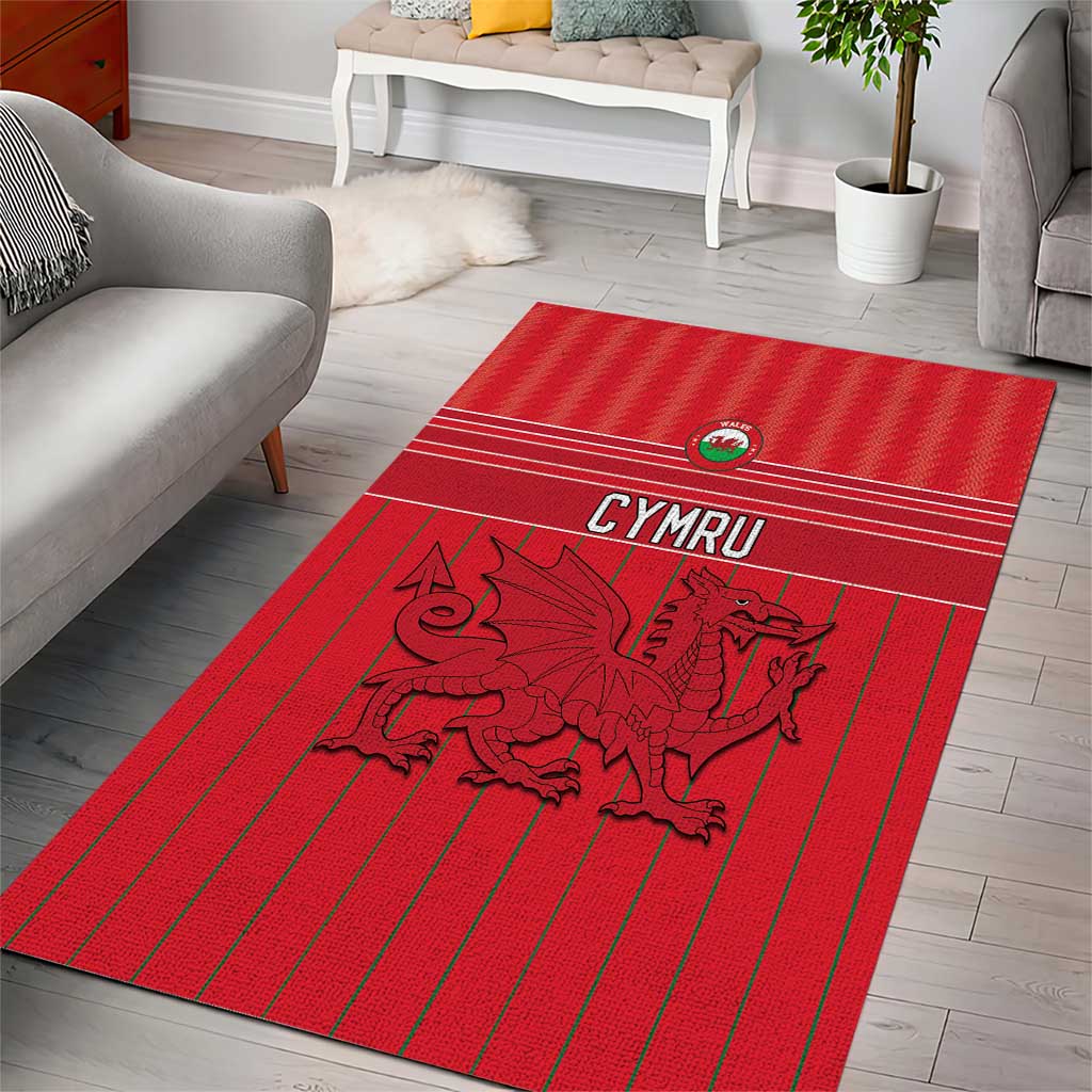 World Football 2026 Wales Area Rug Cymru Together Stronger - Wonder Print Shop