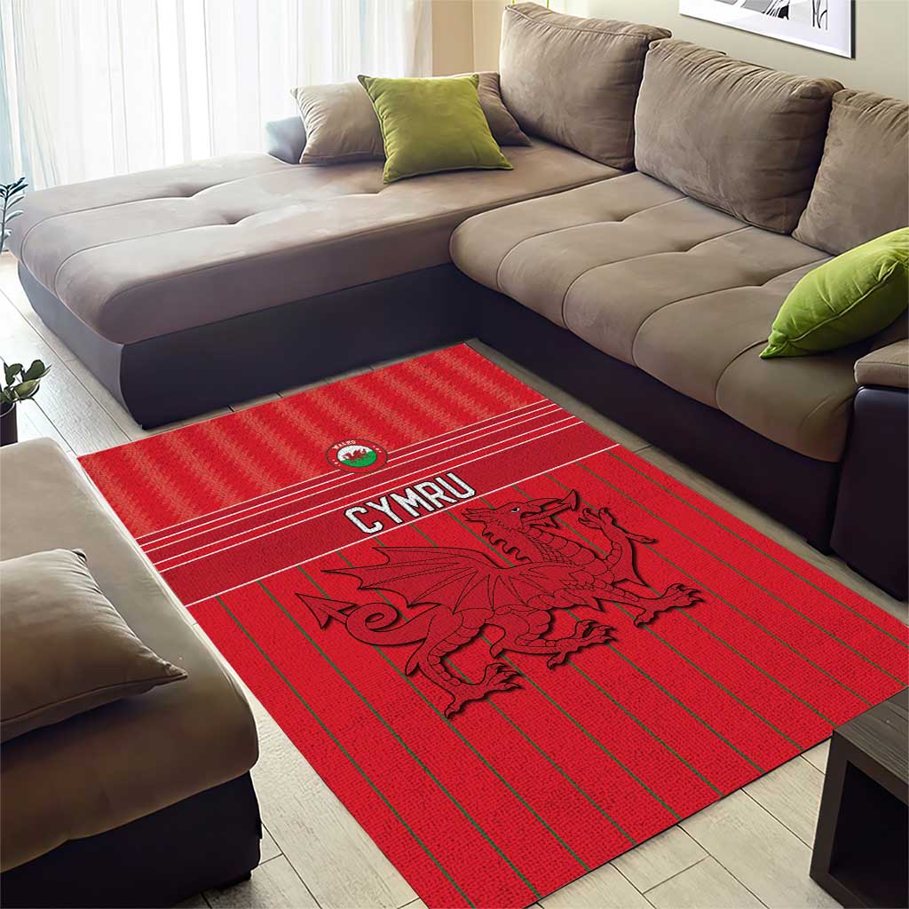 World Football 2026 Wales Area Rug Cymru Together Stronger - Wonder Print Shop