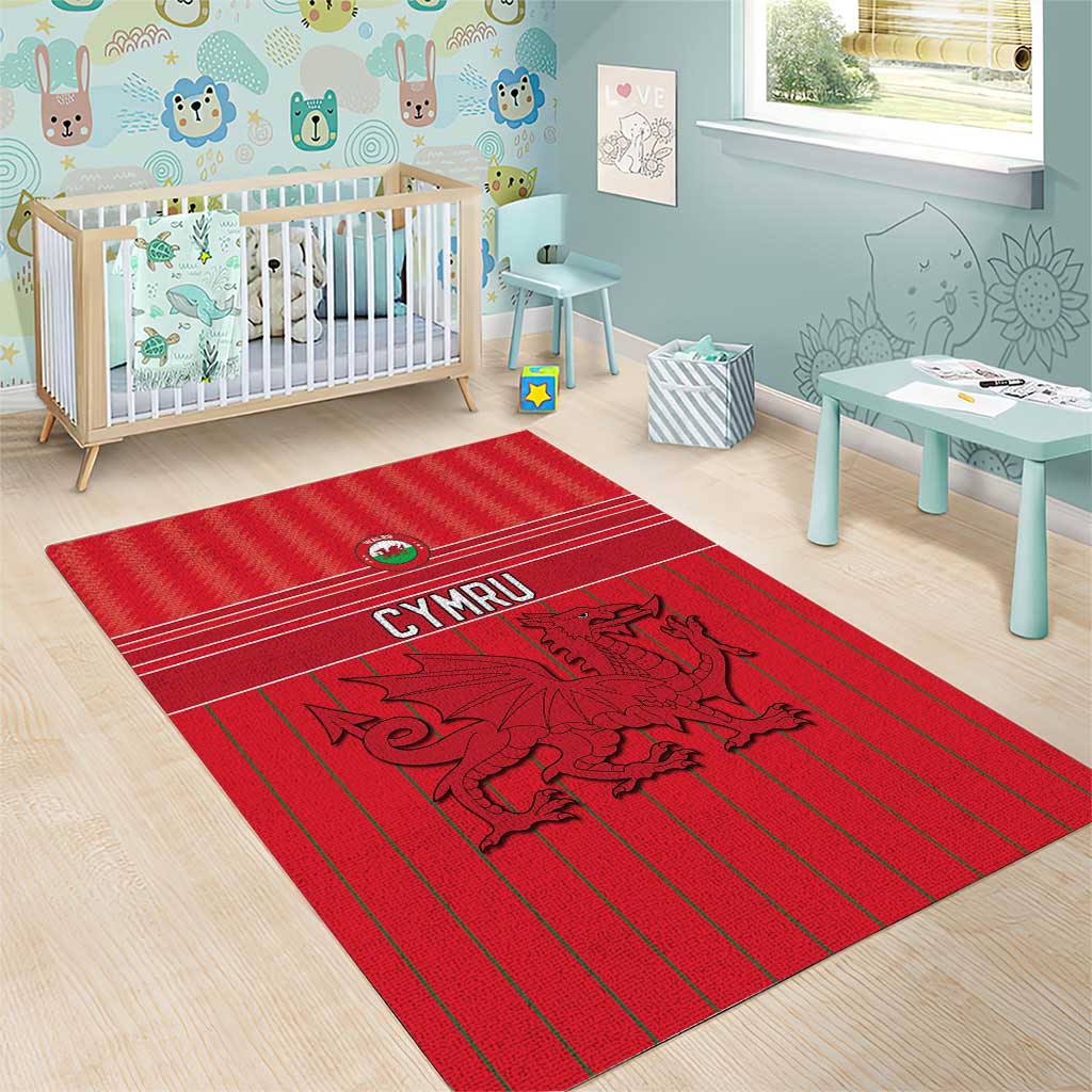 World Football 2026 Wales Area Rug Cymru Together Stronger - Wonder Print Shop
