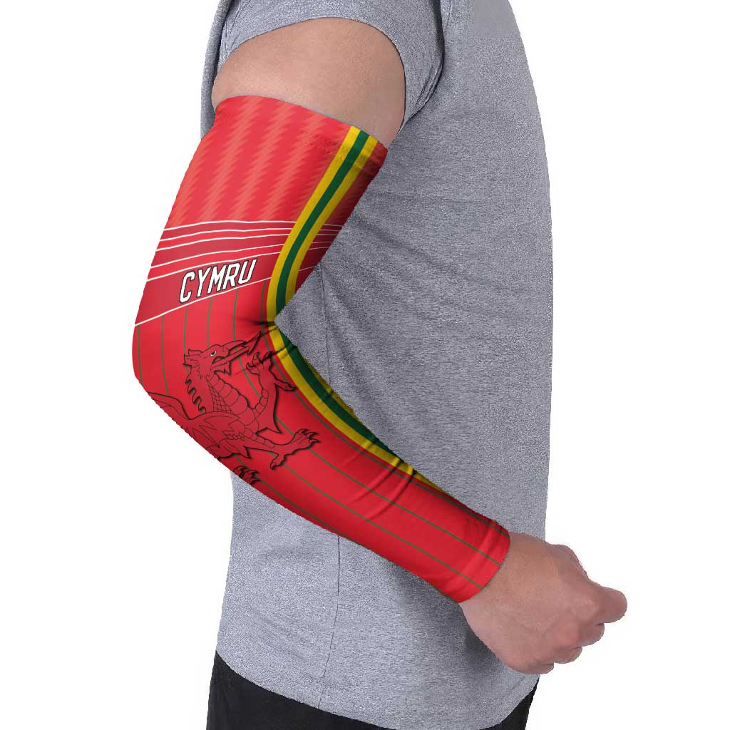 Custom World Football 2026 Wales Arm Sleeves Cymru Together Stronger - Wonder Print Shop