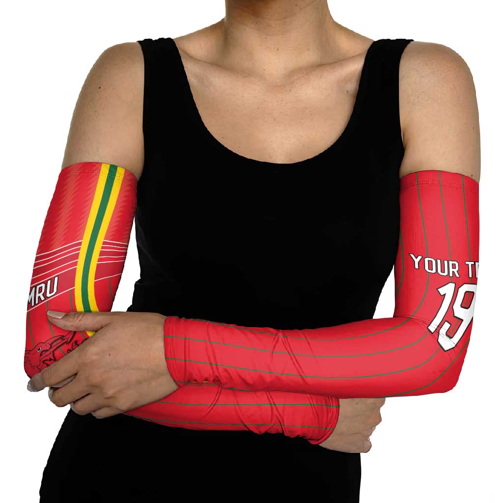 Custom World Football 2026 Wales Arm Sleeves Cymru Together Stronger - Wonder Print Shop