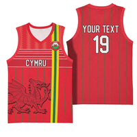 Custom World Football 2026 Wales Basketball Jersey Cymru Together Stronger - Wonder Print Shop