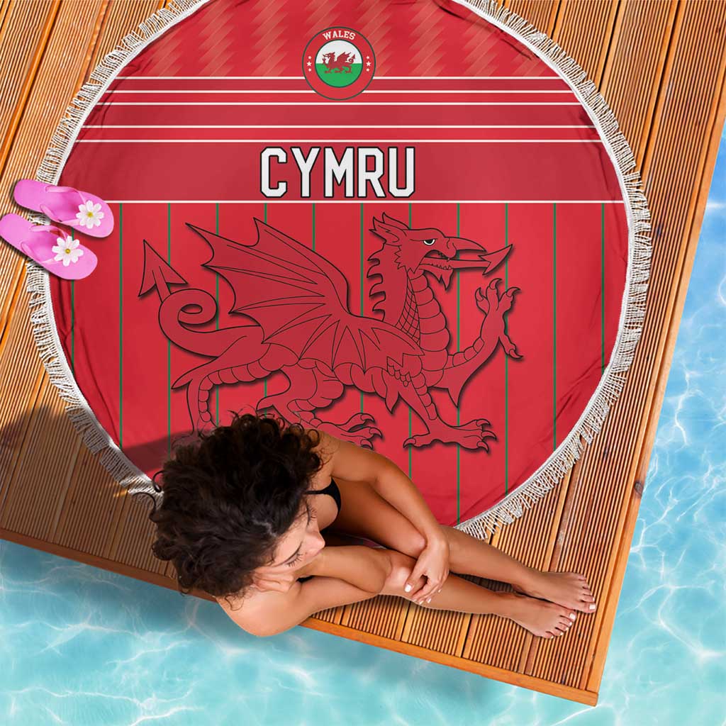 World Football 2026 Wales Beach Blanket Cymru Together Stronger - Wonder Print Shop