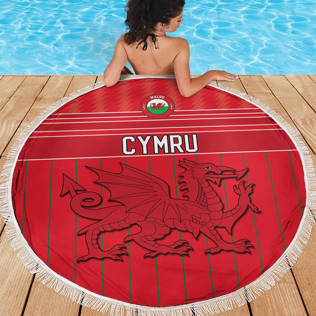 World Football 2026 Wales Beach Blanket Cymru Together Stronger - Wonder Print Shop