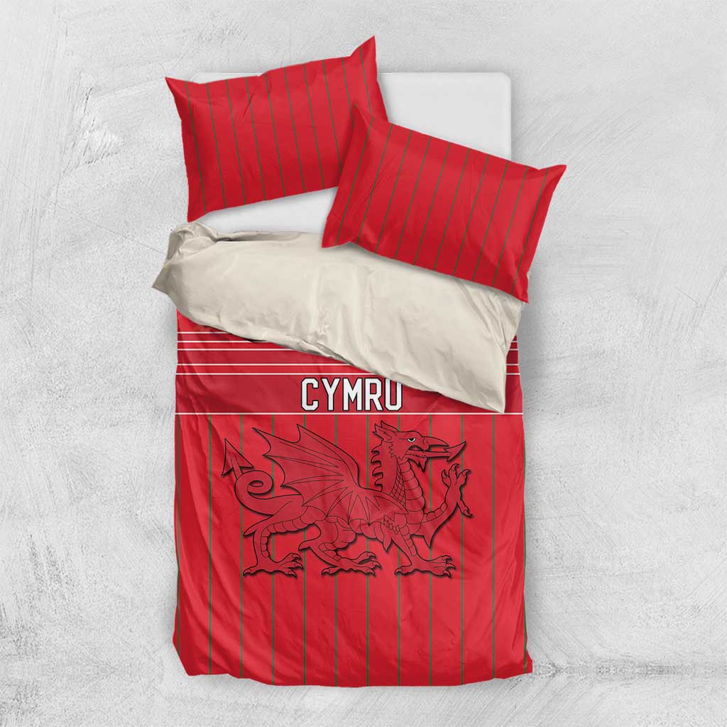 World Football 2026 Wales Bedding Set Cymru Together Stronger - Wonder Print Shop