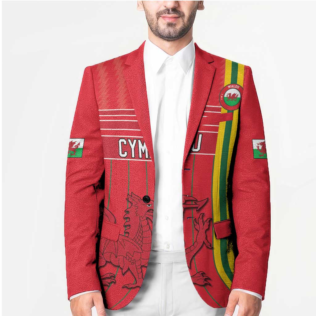 Custom World Football 2026 Wales Blazer Cymru Together Stronger - Wonder Print Shop