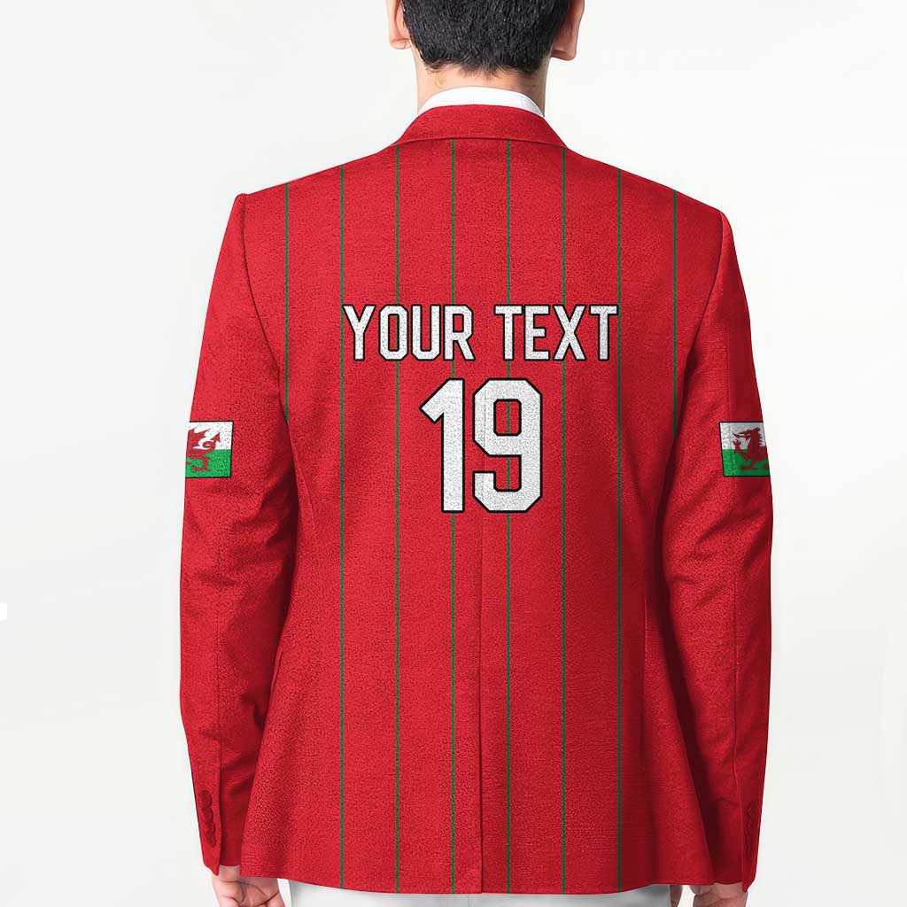 Custom World Football 2026 Wales Blazer Cymru Together Stronger - Wonder Print Shop