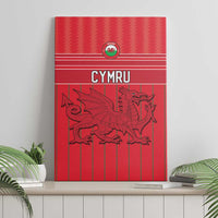 World Football 2026 Wales Canvas Wall Art Cymru Together Stronger - Wonder Print Shop