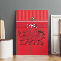 World Football 2026 Wales Canvas Wall Art Cymru Together Stronger - Wonder Print Shop