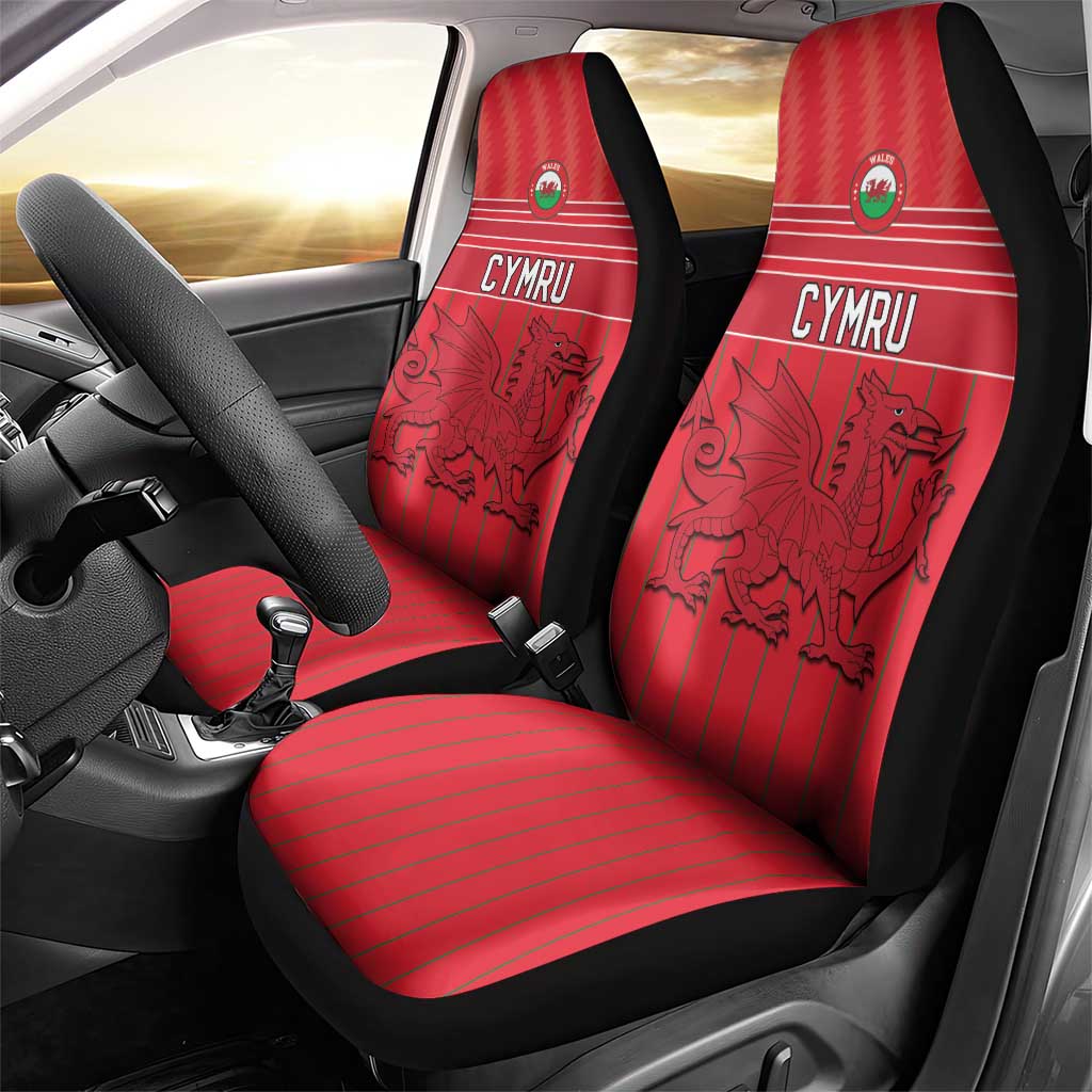 World Football 2026 Wales Car Seat Cover Cymru Together Stronger - Wonder Print Shop