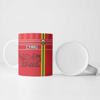 Custom World Football 2026 Wales Ceramic Mug Cymru Together Stronger - Wonder Print Shop