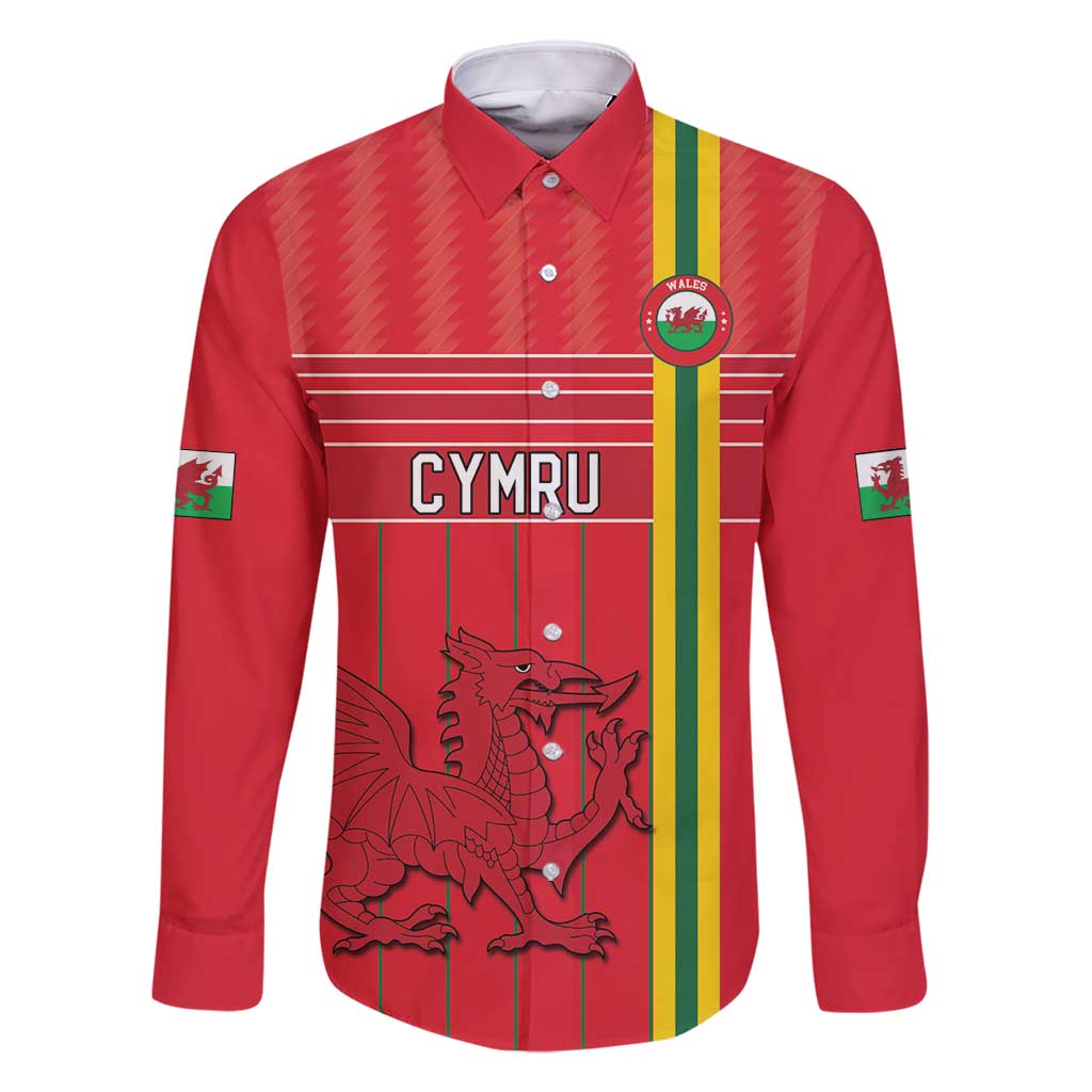 Custom World Football 2026 Wales Family Matching Mermaid Dress and Hawaiian Shirt Cymru Together Stronger - Wonder Print Shop