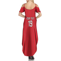 Custom World Football 2026 Wales Family Matching Summer Maxi Dress and Hawaiian Shirt Cymru Together Stronger - Wonder Print Shop