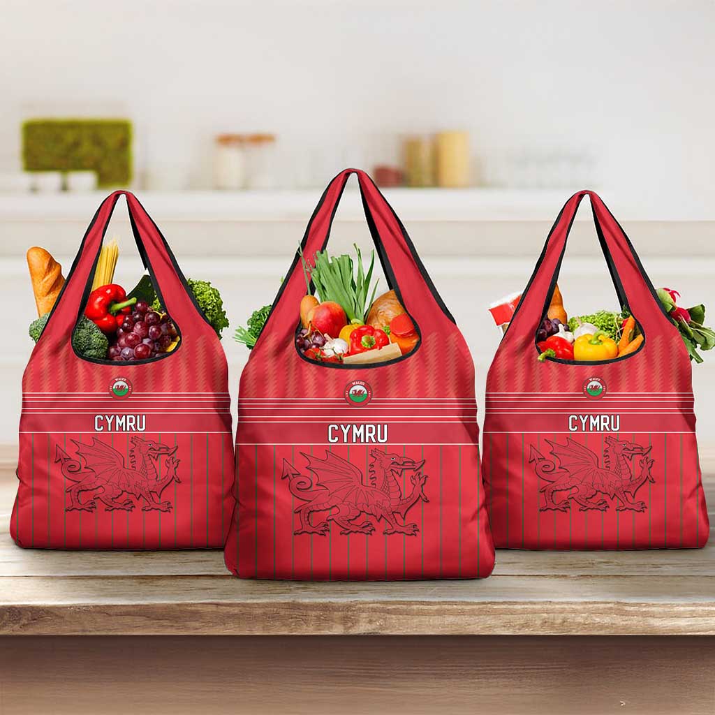 World Football 2026 Wales Grocery Bag Cymru Together Stronger - Wonder Print Shop