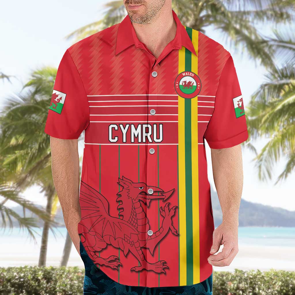 Custom World Football 2026 Wales Hawaiian Shirt Cymru Together Stronger - Wonder Print Shop