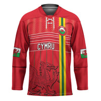 Custom World Football 2026 Wales Hockey Jersey Cymru Together Stronger - Wonder Print Shop