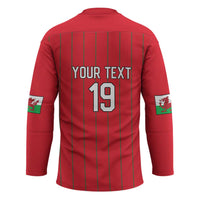 Custom World Football 2026 Wales Hockey Jersey Cymru Together Stronger - Wonder Print Shop