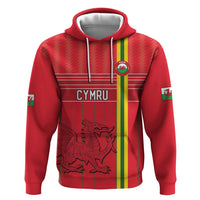 Custom World Football 2026 Wales Hoodie Cymru Together Stronger - Wonder Print Shop