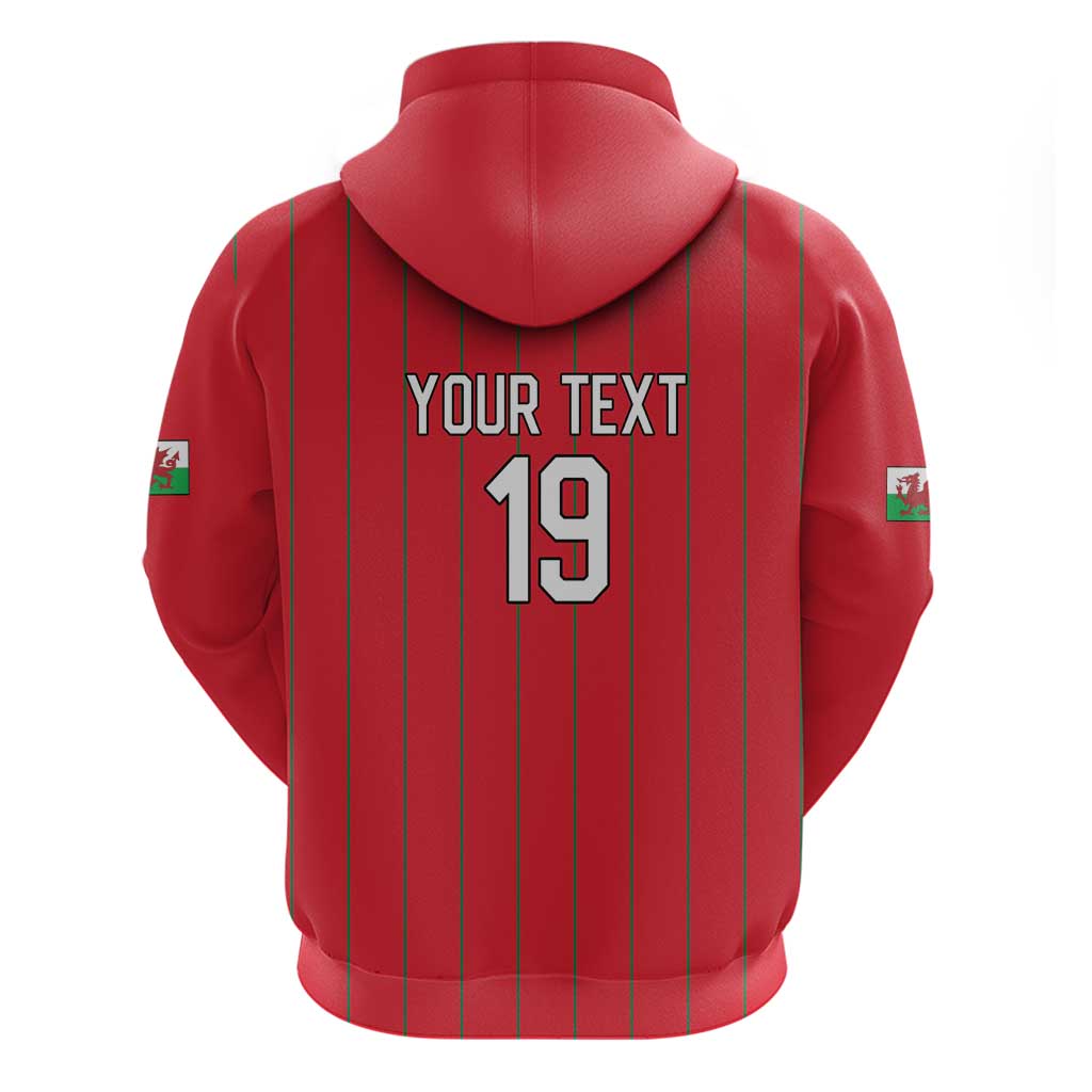 Custom World Football 2026 Wales Hoodie Cymru Together Stronger - Wonder Print Shop