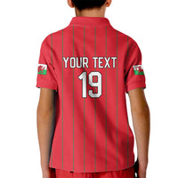 Custom World Football 2026 Wales Kid Polo Shirt Cymru Together Stronger - Wonder Print Shop