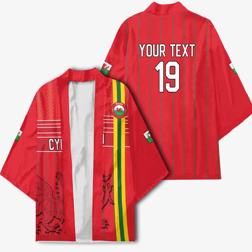Custom World Football 2026 Wales Kimono Cymru Together Stronger - Wonder Print Shop