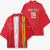Custom World Football 2026 Wales Kimono Cymru Together Stronger - Wonder Print Shop