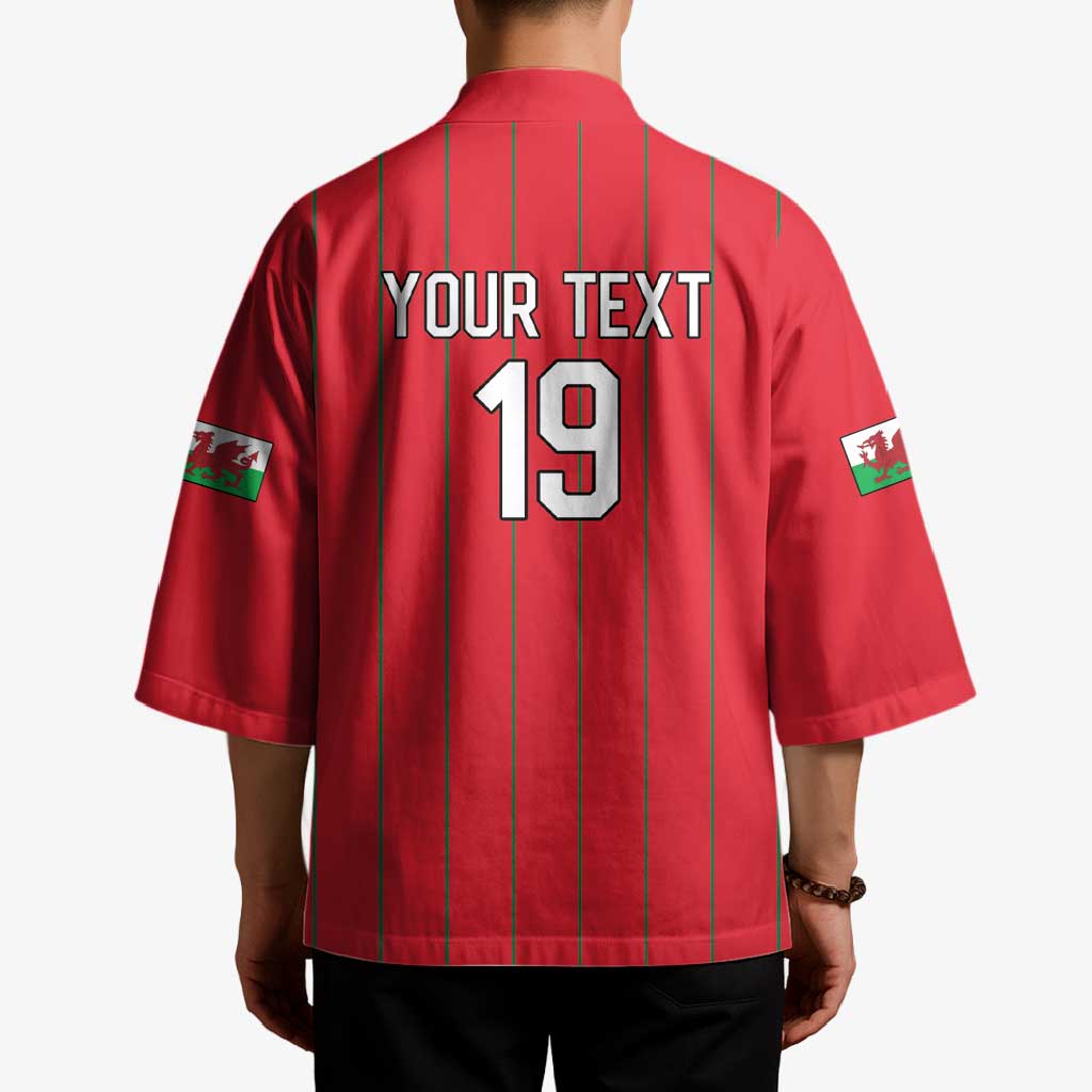 Custom World Football 2026 Wales Kimono Cymru Together Stronger - Wonder Print Shop