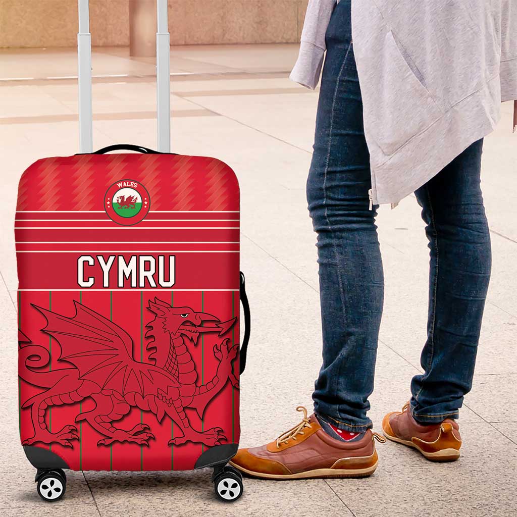 World Football 2026 Wales Luggage Cover Cymru Together Stronger - Wonder Print Shop
