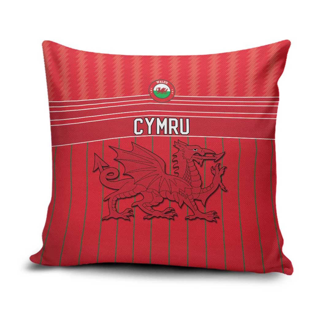 World Football 2026 Wales Pillow Cover Cymru Together Stronger - Wonder Print Shop