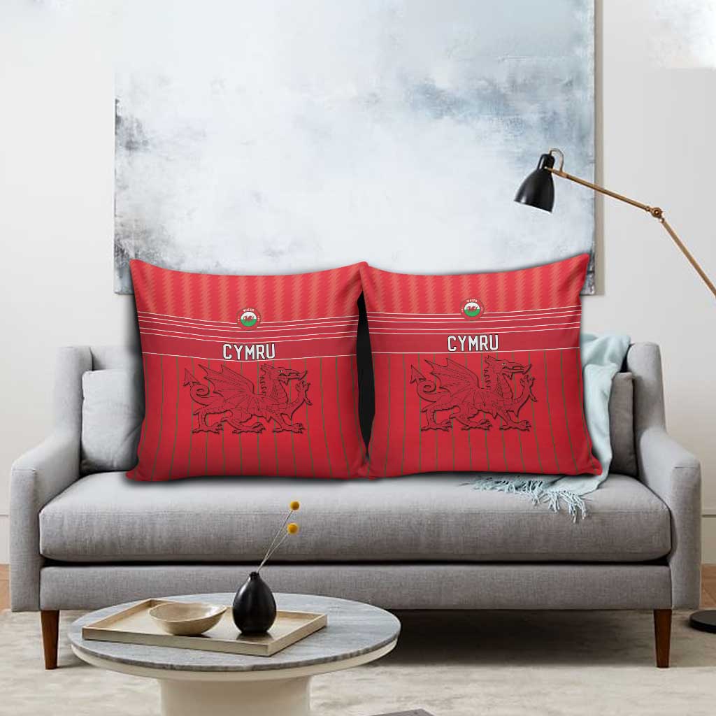 World Football 2026 Wales Pillow Cover Cymru Together Stronger - Wonder Print Shop