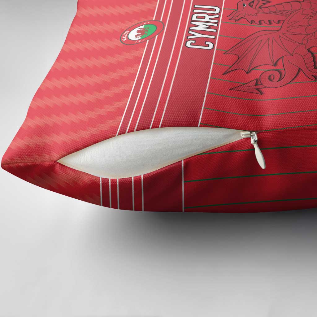 World Football 2026 Wales Pillow Cover Cymru Together Stronger - Wonder Print Shop