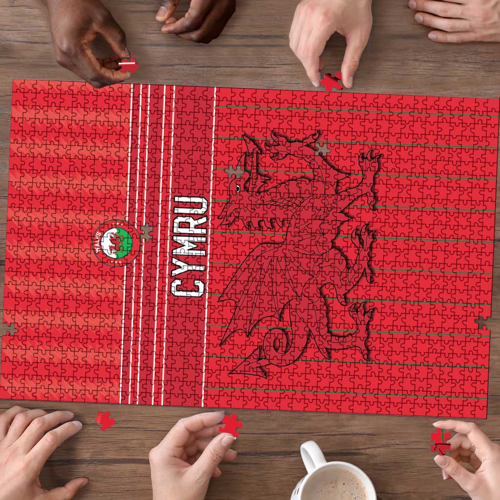 World Football 2026 Wales Puzzle Cymru Together Stronger - Wonder Print Shop