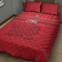 World Football 2026 Wales Quilt Bed Set Cymru Together Stronger - Wonder Print Shop