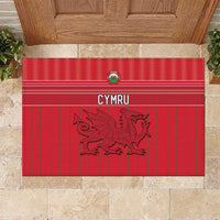World Football 2026 Wales Rubber Doormat Cymru Together Stronger - Wonder Print Shop