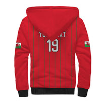 Custom World Football 2026 Wales Sherpa Hoodie Cymru Together Stronger - Wonder Print Shop