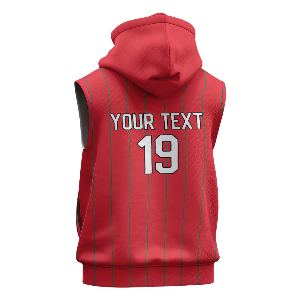 Custom World Football 2026 Wales Sleeveless Hoodie Cymru Together Stronger - Wonder Print Shop
