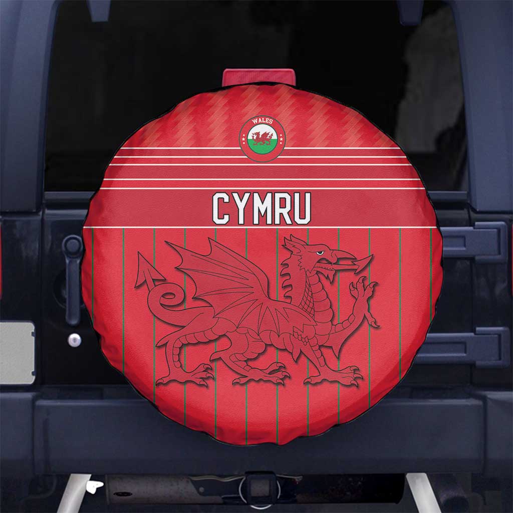World Football 2026 Wales Spare Tire Cover Cymru Together Stronger - Wonder Print Shop